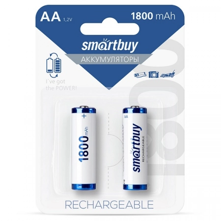 Аккумулятор AA 1800mAh Smartbuy HR6-2BL (2/24)