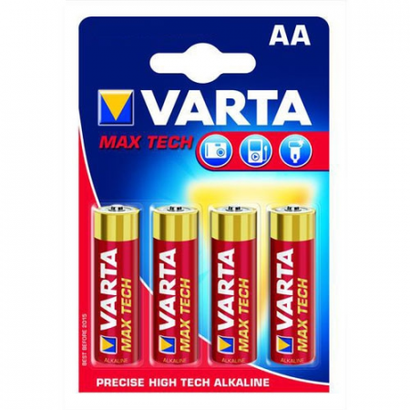 Батарейка AA Varta Longlife Max Power (Max Tech) LR6-4BL (4/80)