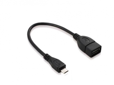 OTG переходник micro USB - USB 15см. (в пакете)
