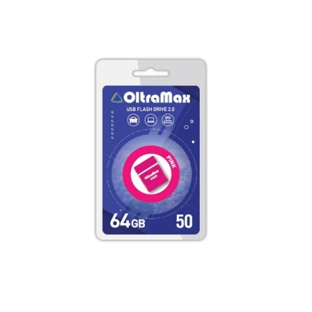 USB флеш-накопитель 64Gb OltraMax Drive 50 Mini USB 2.0 (розовый)