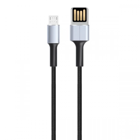 Кабель USB - Micro USB XO NB116 1.0м 2.4А (черный)