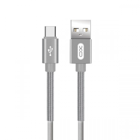 Кабель USB - Type-C XO NB27 1.0м 2.4A (серый)