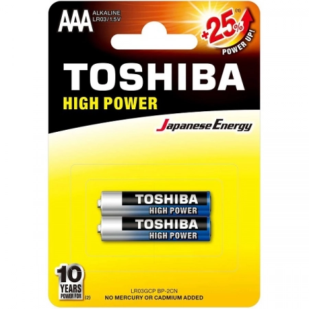 Батарейка AAA Toshiba LR03-2BL (2/24)