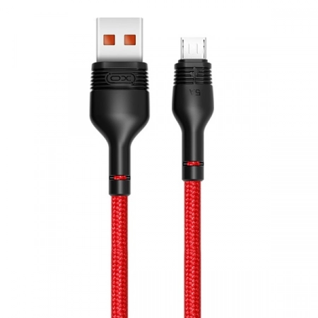 Кабель USB - Micro USB XO NB55 1.0м 5.0A (красный)