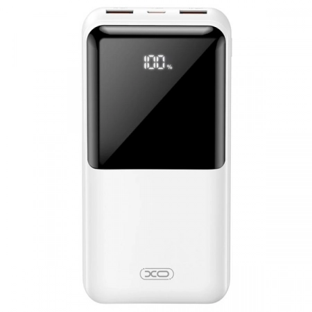 Внешний аккумулятор 20000mAh XO PR206 PD20W + QC3.0 (белый)