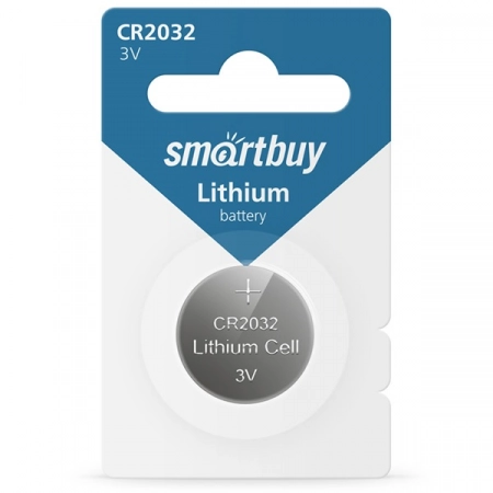 Батарейка CR2032-1BL Smartbuy (1/12)