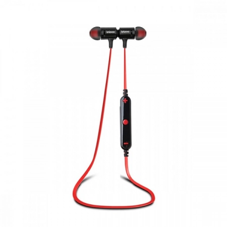 Bluetooth наушники Ipipoo iP-iL97BLRD с магнитами (черно-красные)