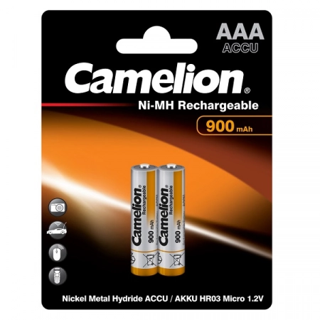 Аккумулятор AAA 900mAh Camelion HR03-2BL (2/24)