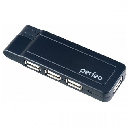 USB-хaб Perfeo PF-VI-H021 4USB (черный)