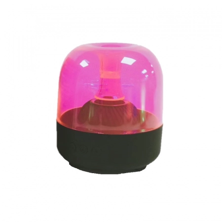 Bluetooth колонка F7 BIG DIAMOND со светомузыкой (розовая)