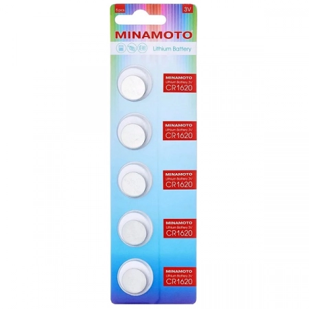 Батарейка CR1620-5BL Minamoto (5/100)