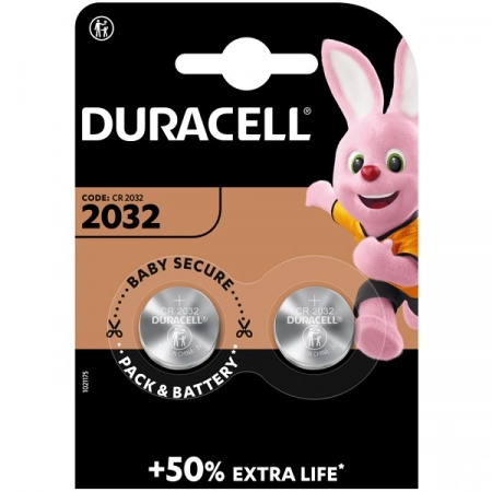 Батарейка CR2032-2BL Duracell (2/20)