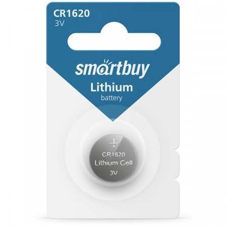 Батарейка CR1620-1BL Smartbuy (1/12)