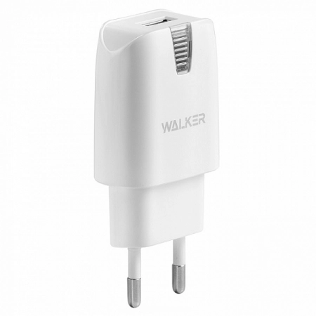 Сетевое З/У USB WALKER WH-11 1.0А 1USB (белое)