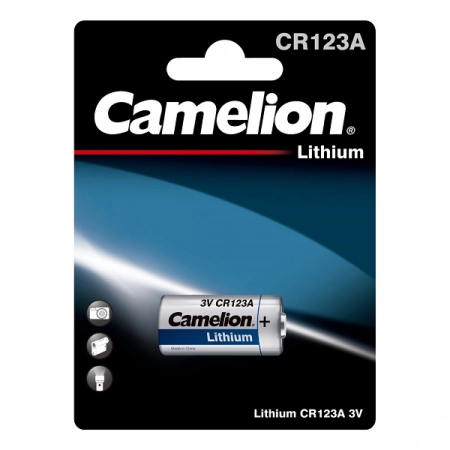 Батарейка Camelion CR 123A  1BL (бат-ка фото,3В)