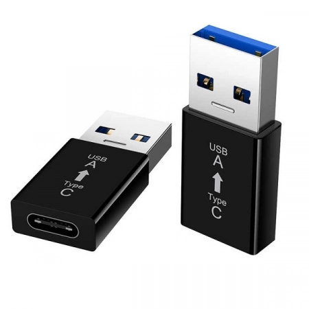 Адаптер USB - Type-C (черный)