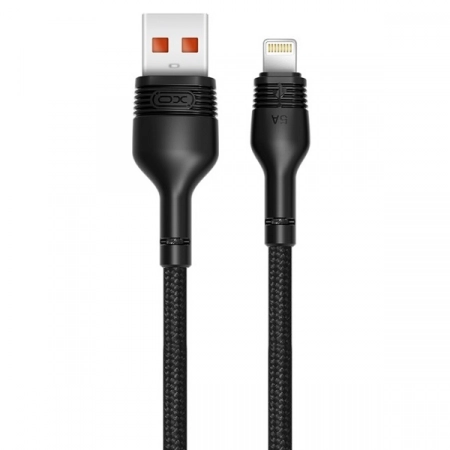 Кабель USB - Lightning XO NB55 1.0м 5.0A (черный)