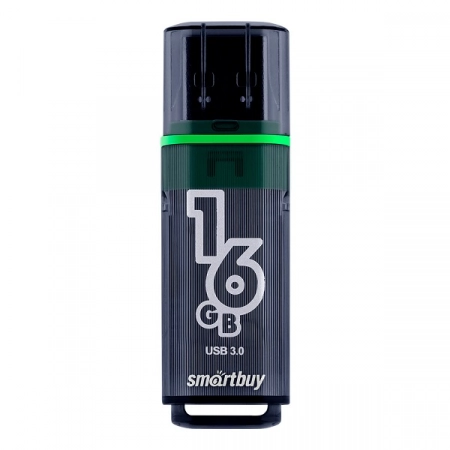 USB 3.0/3.1 флеш-накопитель 16Gb Smartbuy Glossy (темно-серый)