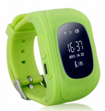 Детские смарт часы с GPS трекером Q50 OLED (зеленые)