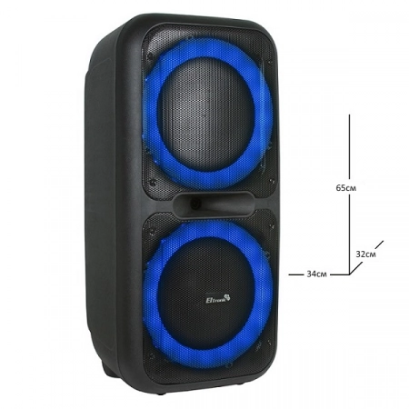 Bluetooth колонка Eltronic 20-07 Dance Box 200 динамик 8'' 2шт. TWS