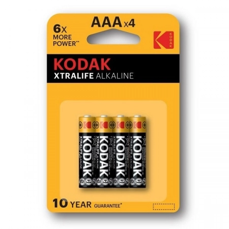 Батарейка AAA Kodak LR03-BL4 XTRALIFE (4/40)