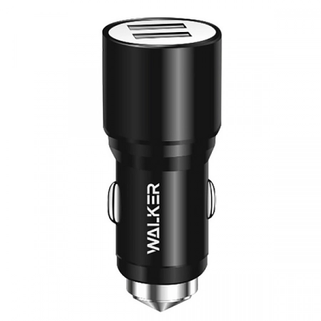 Автомобильное З/У USB Walker WCR-21 2.1А 2USB (черное)