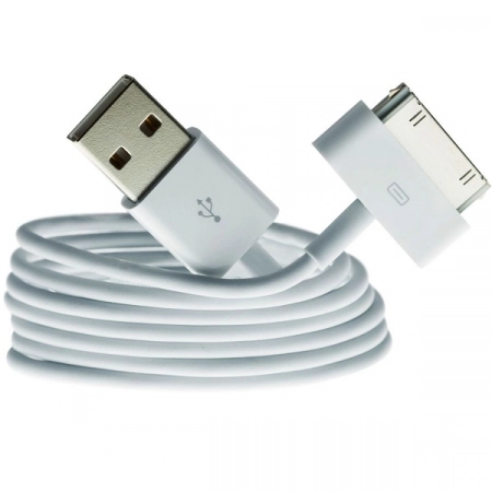 Кабель USB - Apple (30-pin) ORIG 3.0м (белый)