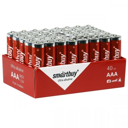 Батарейка AAA Smartbuy LR03-40Box (40/960)