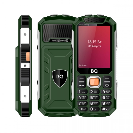 Мобильный телефон BQ 2817 Tank Quattro Power (Green)