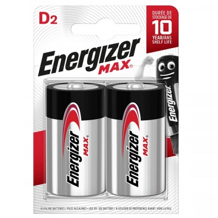 Батарейка D Energizer MAX LR20-2BL (2/24)