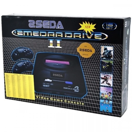 Игровая приставка 16bit Mega Drive 2 (368 встроенных игр) Поврежденная упаковка!