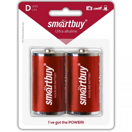 Батарейка D Smartbuy LR20-2BL (2/12)