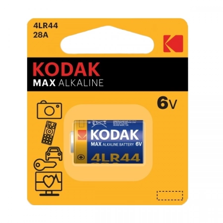 Батарейка 4LR44 Kodak MAX 4LR44/28A-BL1 (1/12)