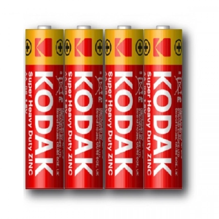 Батарейка AAA Kodak Super Heavy Duty R03-4S (4/60)