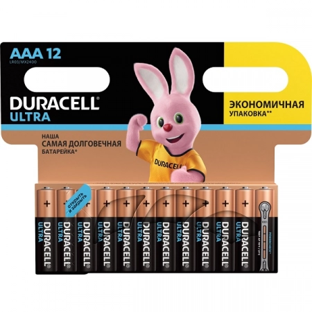 Батарейка AAA Duracell Ultra LR03-12BL (12/144)