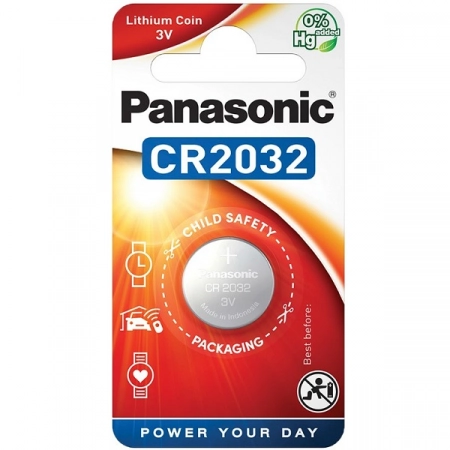 Батарейка CR2032-1BL Panasonic Power Cells (1/12)