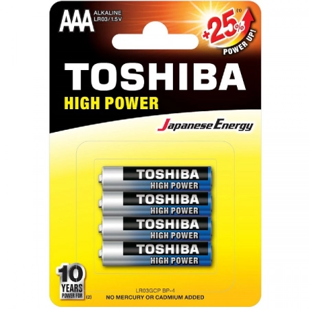 Батарейка AAA Toshiba LR03-4BL (4/48)