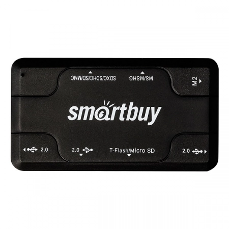 Картридер + HUB USB Smartbuy Combo SBRH-750-K (черный)
