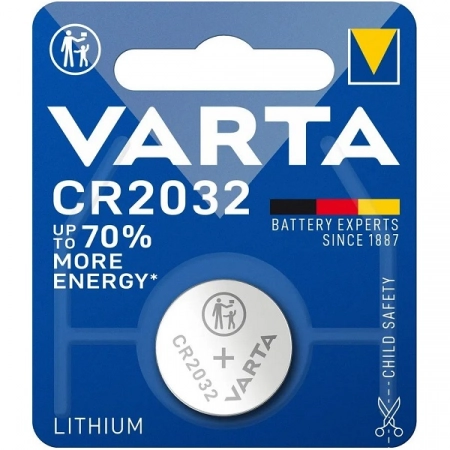 Батарейка CR2032-1BL Varta (1/10)