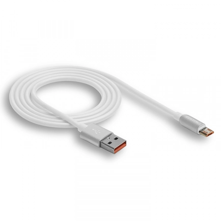 Кабель USB - Micro USB WALKER C725 1.0м 2.4А (белый)