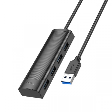 HUB USB - 4×USB3.0 HOCO HB41 1.2м (черный)