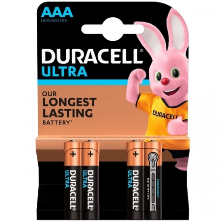 Батарейка AAA Duracell Ultra LR03-4BL (4/40)