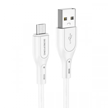 Кабель USB - Micro USB Borofone BX66 1.0м 2.4A (белый)