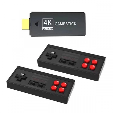 Игровая приставка 8bit Game Stick HDMI с беспроводными джойстиками (800 игр)