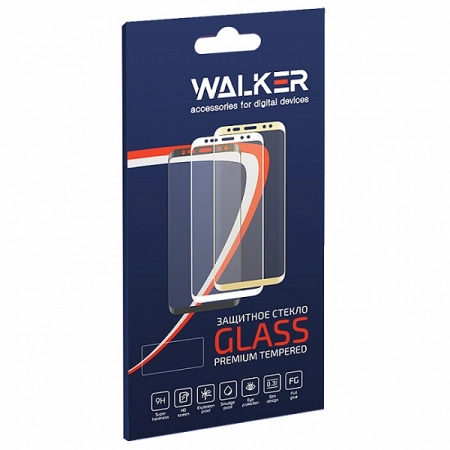 Защитное стекло WALKER Full glue для Honor 9S (черное)