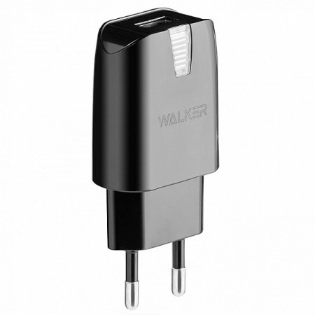 Сетевое З/У USB WALKER WH-11 1.0А 1USB (черное)