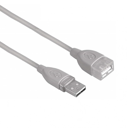 Кабель - удлинитель USB (Am) - USB (Af) 3.0м (серый)