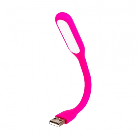 Светодиодная USB-лампа (розовая)
