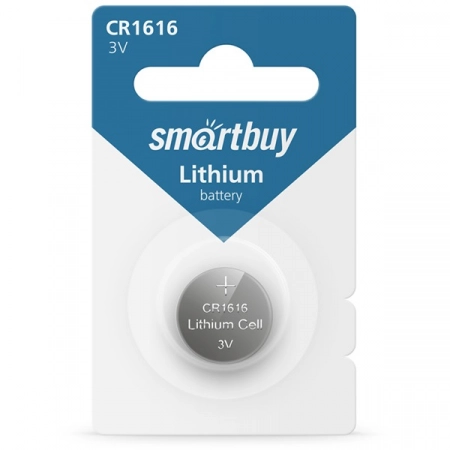 Батарейка CR1616-1BL Smartbuy (1/12)