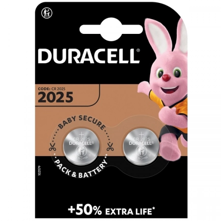 Батарейка CR2025-2BL Duracell (2/20)